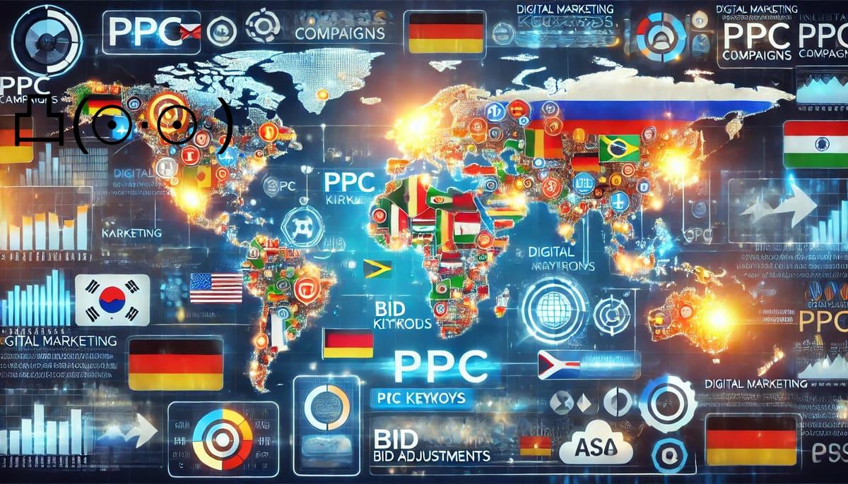 International PPC Campaign strategies for keyword localization and geo-specific bidding.