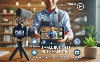 Small business owner creating a product demo video with a smartphone.