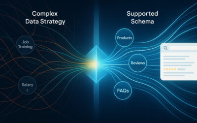 An SEO professional adapts to Google structured data reporting changes by reorganizing a complex data strategy into a clear plan for rich results.