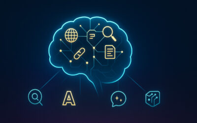 A visual representation of a holistic SEO strategy, showing the integration of traditional organic search with new AI-driven methods like LLM, GEO, and AEO.